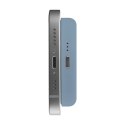 PURO Slim PowerMag Power Bank - Power Bank indukcyjny 4000 mAh MagSafe (Powder Blue)