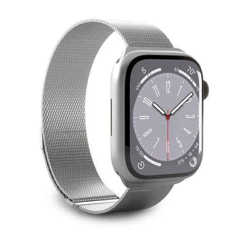 Puro Milanese Magnetic Band - Pasek ze stali nierdzewnej do Apple Watch 38/40/41 mm (srebrny)