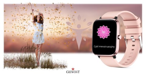 Smartwatch Giewont GW230-1 Różowe Złoto-Różowy Smartwatch Giewont GW230-1 Różowe Złoto-Różowy