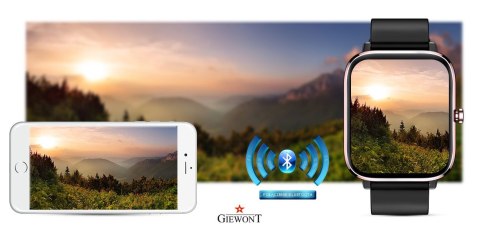 Smartwatch Giewont GW230-3 Różowe Złoto-Czarny Smartwatch Giewont GW230-3 Różowe Złoto-Czarny