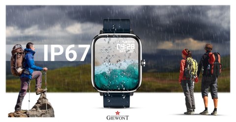 Smartwatch Giewont GW230-4 Srebrno-Niebieski Smartwatch Giewont GW230-4 Srebrno-Niebieski