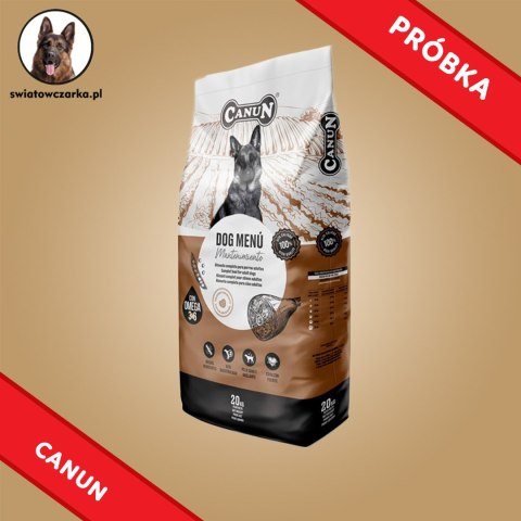 PRÓBKA Canun dog menu dla spokojnych psów 60g PRÓBKA Canun dog menu dla spokojnych psów 60g