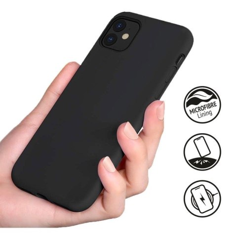 Crong Color Cover - Etui iPhone 11 (czarny) Crong Color Cover - Etui iPhone 11 (czarny)