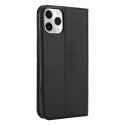 Crong Folio Case - Etui iPhone 11 Pro Max z klapką na magnes (czarny)