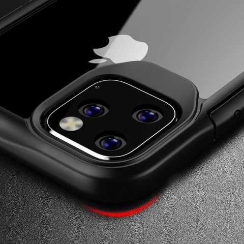 Crong Hybrid Clear Cover - Etui iPhone 11 Pro (czarny) Crong Hybrid Clear Cover - Etui iPhone 11 Pro (czarny)