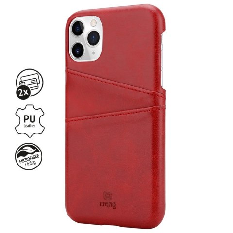 Crong Neat Cover - Etui iPhone 11 Pro z kieszeniami (czerwony) Crong Neat Cover - Etui iPhone 11 Pro z kieszeniami (czerwony)