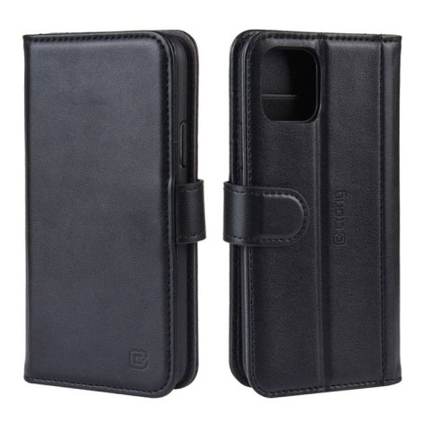Crong Premium Booklet Wallet - Skórzane etui iPhone 11 Pro Max z kieszeniami + funkcja podstawki (czarny) Crong Premium Booklet Wallet - Skórzane etui iPhone 11 Pro Max z kieszeniami + funkcja podstawki (czarny)