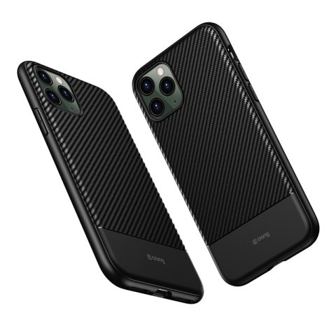 Crong Prestige Carbon Cover - Etui iPhone 11 Pro Max (czarny) Crong Prestige Carbon Cover - Etui iPhone 11 Pro Max (czarny)