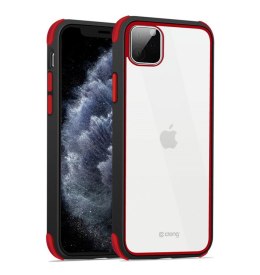 Crong Trace Clear Cover - Etui iPhone 11 Pro (czarny/czerwony)