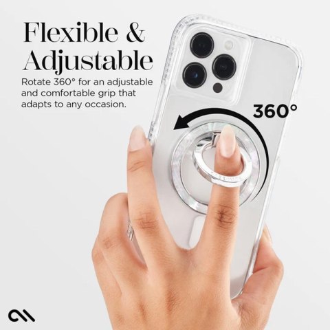 Case-Mate Magnetic Ring Stand - Uchwyt MagSafe na palec z funkcją podstawki (Mother of Pearl) Case-Mate Magnetic Ring Stand - Uchwyt MagSafe na palec z funkcją podstawki (Mother of Pearl)