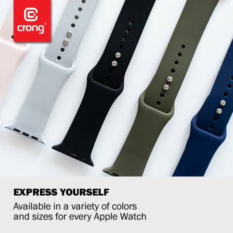 Crong Liquid - Pasek do Apple Watch 38/40 mm (czerwony) Crong Liquid - Pasek do Apple Watch 38/40 mm (czerwony)