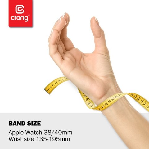 Crong Liquid - Pasek do Apple Watch 38/40 mm (czerwony) Crong Liquid - Pasek do Apple Watch 38/40 mm (czerwony)