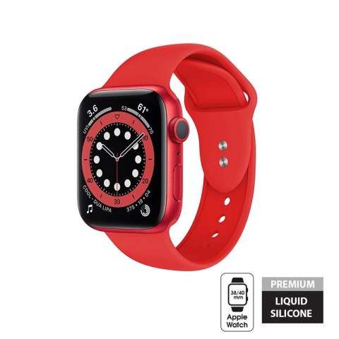 Crong Liquid - Pasek do Apple Watch 38/40 mm (czerwony) Crong Liquid - Pasek do Apple Watch 38/40 mm (czerwony)