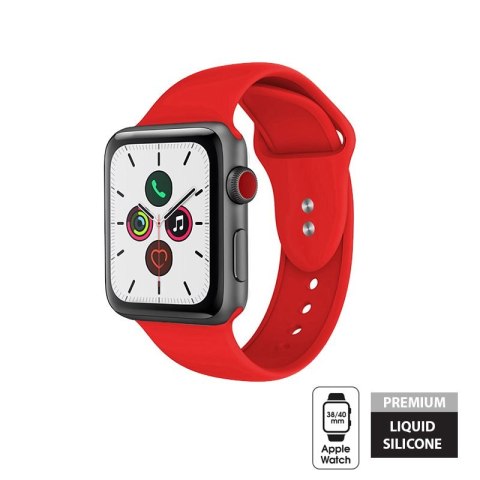 Crong Liquid - Pasek do Apple Watch 38/40 mm (czerwony) Crong Liquid - Pasek do Apple Watch 38/40 mm (czerwony)