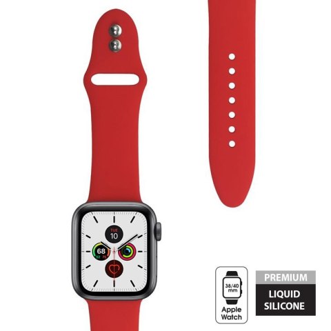 Crong Liquid - Pasek do Apple Watch 38/40 mm (czerwony) Crong Liquid - Pasek do Apple Watch 38/40 mm (czerwony)