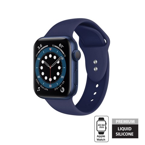 Crong Liquid - Pasek do Apple Watch 42/44 mm (granatowy) Crong Liquid - Pasek do Apple Watch 42/44 mm (granatowy)