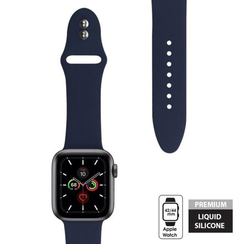 Crong Liquid - Pasek do Apple Watch 42/44 mm (granatowy) Crong Liquid - Pasek do Apple Watch 42/44 mm (granatowy)