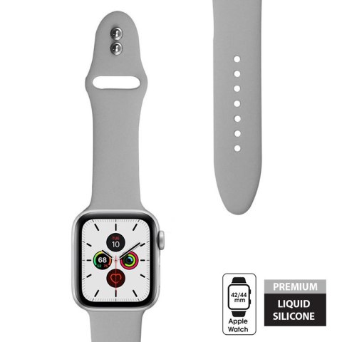 Crong Liquid - Pasek do Apple Watch 42/44 mm (szary) Crong Liquid - Pasek do Apple Watch 42/44 mm (szary)