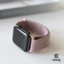 Crong Nylon - Pasek sportowy do Apple Watch 38/40 mm (Light Pink)