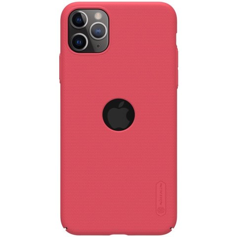 Nillkin Super Frosted Shield - Etui Apple iPhone 11 Pro Max z wycięciem na logo (Bright Red) Nillkin Super Frosted Shield - Etui Apple iPhone 11 Pro Max z wycięciem na logo (Bright Red)