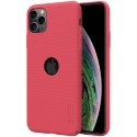 Nillkin Super Frosted Shield - Etui Apple iPhone 11 Pro z wycięciem na logo (Bright Red)