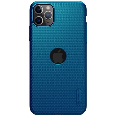 Nillkin Super Frosted Shield - Etui Apple iPhone 11 Pro z wycięciem na logo (Peacock Blue) Nillkin Super Frosted Shield - Etui Apple iPhone 11 Pro z wycięciem na logo (Peacock Blue)