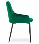 Krzesło MONZA - zielony aksamit x 4