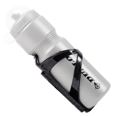 BIDON ROWEROWY DUNLOP 750ML Z KOSZYKIEM SREBRNY BIDON ROWEROWY DUNLOP 750ML Z KOSZYKIEM SREBRNY
