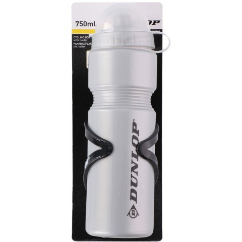 BIDON ROWEROWY DUNLOP 750ML Z KOSZYKIEM SREBRNY BIDON ROWEROWY DUNLOP 750ML Z KOSZYKIEM SREBRNY