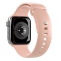 PURO ICON - Elastyczny pasek do Apple Watch 38/40/41 mm (S/M & M/L) (Dusty Pink)