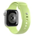 PURO ICON - Elastyczny pasek do Apple Watch 38/40/41 mm (S/M & M/L) (Matcha Green)