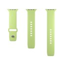 PURO ICON - Elastyczny pasek do Apple Watch 38/40/41 mm (S/M & M/L) (Matcha Green)