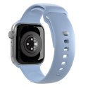 PURO ICON - Elastyczny pasek do Apple Watch 38/40/41 mm (S/M & M/L) (Powder Blue)