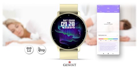 Smartwatch Giewont GW120-6 Ecru-Ecru Smartwatch Giewont GW120-6 Ecru-Ecru