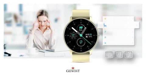 Smartwatch Giewont GW120-6 Ecru-Ecru Smartwatch Giewont GW120-6 Ecru-Ecru