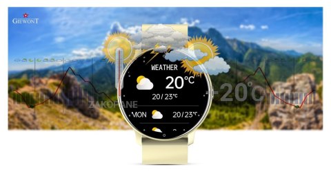 Smartwatch Giewont GW120-6 Ecru-Ecru Smartwatch Giewont GW120-6 Ecru-Ecru