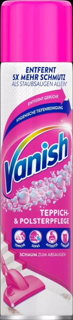 Vanish Pianka do Czyszczenia Dywanów i Tapicerki 650 ml DE