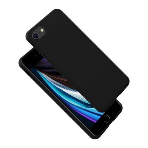Crong Color Cover - Etui iPhone SE 2020 / 8 / 7 (czarny) Crong Color Cover - Etui iPhone SE 2020 / 8 / 7 (czarny)