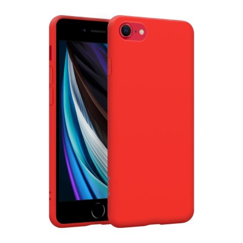 Crong Color Cover - Etui iPhone SE 2020 / 8 / 7 (czerwony) Crong Color Cover - Etui iPhone SE 2020 / 8 / 7 (czerwony)