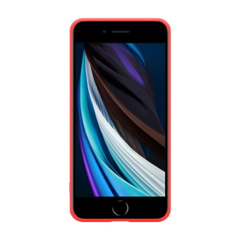 Crong Color Cover - Etui iPhone SE 2020 / 8 / 7 (czerwony) Crong Color Cover - Etui iPhone SE 2020 / 8 / 7 (czerwony)