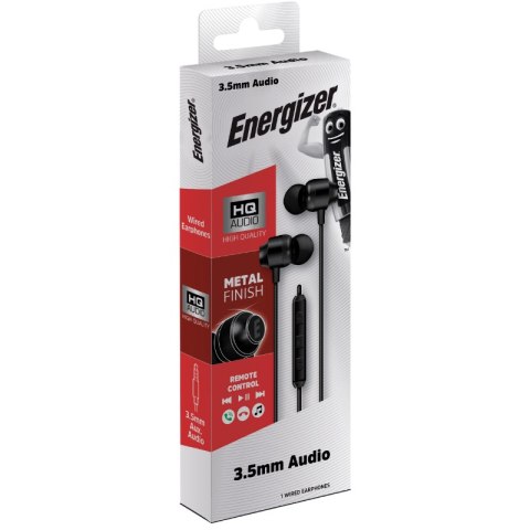 Energizer Classic CIA10 - Słuchawki przewodowe jack 3,5 mm (Czarny) Energizer Classic CIA10 - Słuchawki przewodowe jack 3,5 mm (Czarny)