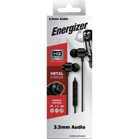 Energizer Classic CIA10 - Słuchawki przewodowe jack 3,5 mm (Czarny) Energizer Classic CIA10 - Słuchawki przewodowe jack 3,5 mm (Czarny)