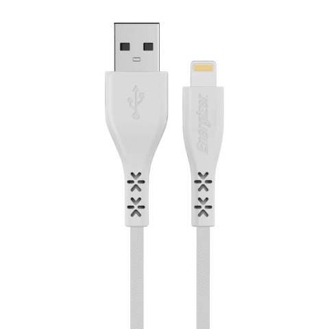 Energizer HardCase - Kabel połączeniowy USB-A do Lightning certyfikat MFi 1.2m (Biały)