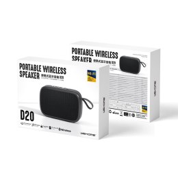 WEKOME D20 - Przenośny bezprzewodowy głośnik Bluetooth V5.0 (Biały)