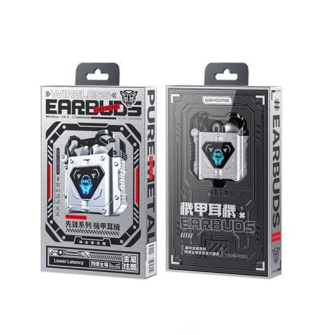 WEKOME V50 Vanguard Series - Bezprzewodowe słuchawki Bluetooth V5.3 TWS z etui ładującym (Tarnish) WEKOME V50 Vanguard Series - Bezprzewodowe słuchawki Bluetooth V5.3 TWS z etui ładującym (Tarnish)