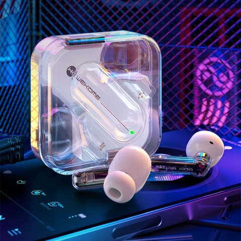 WEKOME V51 Vanguard Series - Bezprzewodowe słuchawki Bluetooth V5.1 TWS z etui ładującym (Biały) WEKOME V51 Vanguard Series - Bezprzewodowe słuchawki Bluetooth V5.1 TWS z etui ładującym (Biały)