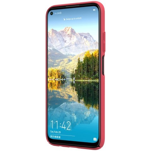Nillkin Super Frosted Shield - Etui Huawei P40 Lite / Nova 7i / Nova 6 SE (Bright Red) Nillkin Super Frosted Shield - Etui Huawei P40 Lite / Nova 7i / Nova 6 SE (Bright Red)