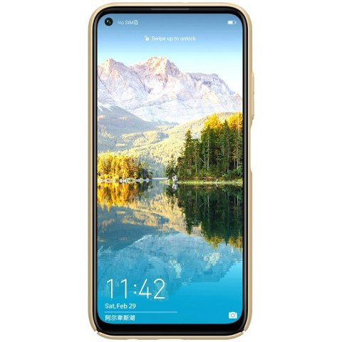 Nillkin Super Frosted Shield - Etui Huawei P40 Lite / Nova 7i / Nova 6 SE (Golden) Nillkin Super Frosted Shield - Etui Huawei P40 Lite / Nova 7i / Nova 6 SE (Golden)