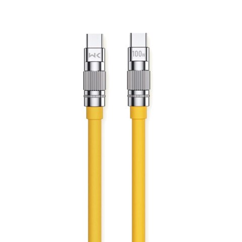 WEKOME WDC-188 Wingle Series - Kabel połączeniowy USB-C do USB-C 100W Fast Charging 1 m (Żółty) WEKOME WDC-188 Wingle Series - Kabel połączeniowy USB-C do USB-C 100W Fast Charging 1 m (Żółty)