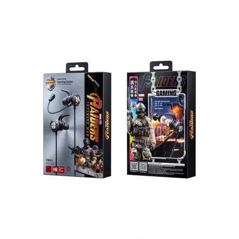 WEKOME YB01 Game Series - Słuchawki przewodowe dla graczy HiFi jack 3,5 mm (Czarny) WEKOME YB01 Game Series - Słuchawki przewodowe dla graczy HiFi jack 3,5 mm (Czarny)